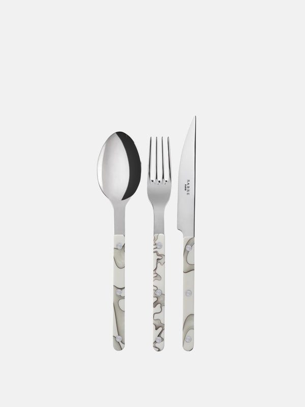 MATIÈRES Dinner SET_Spoon,Fork,Knife_Dune ivory